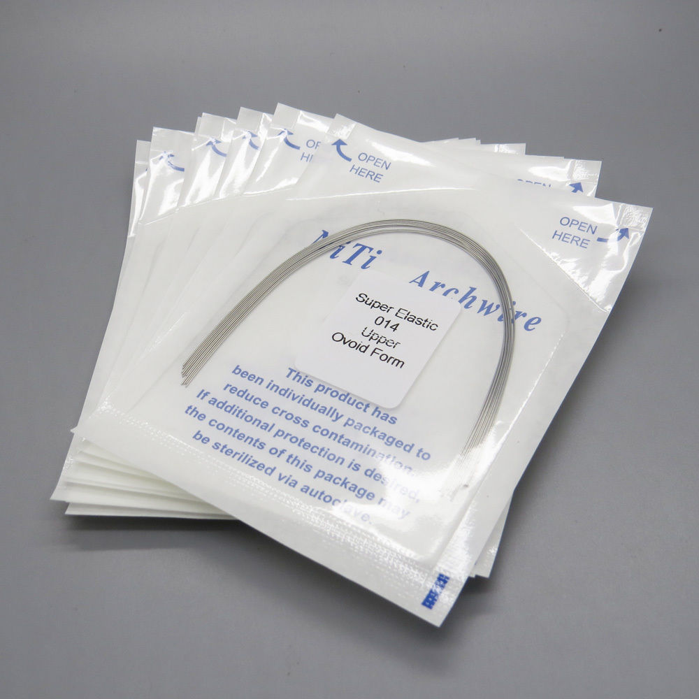 Dental Orthodontic Super Elastic Round Niti Arch Wires Upper + Lower 012-020