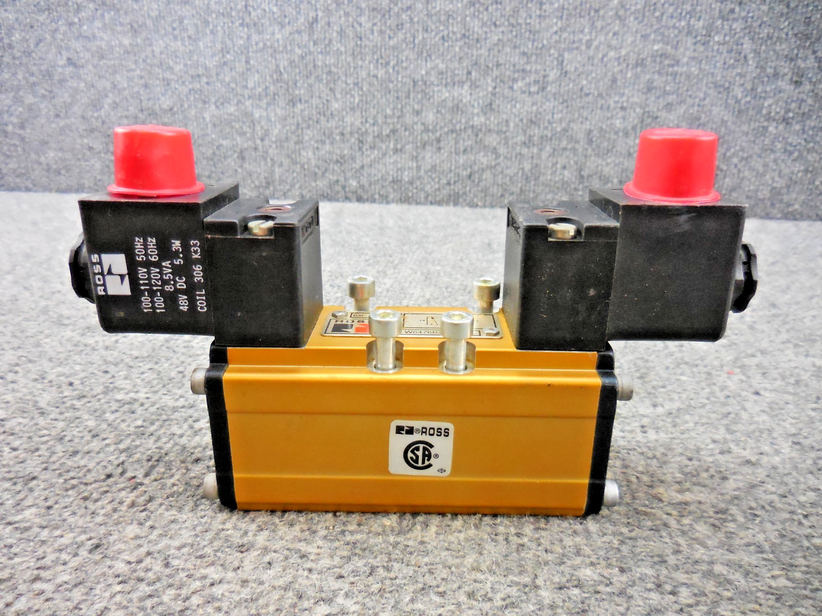 Unused Ross W6476B2407 Solenoid Valve