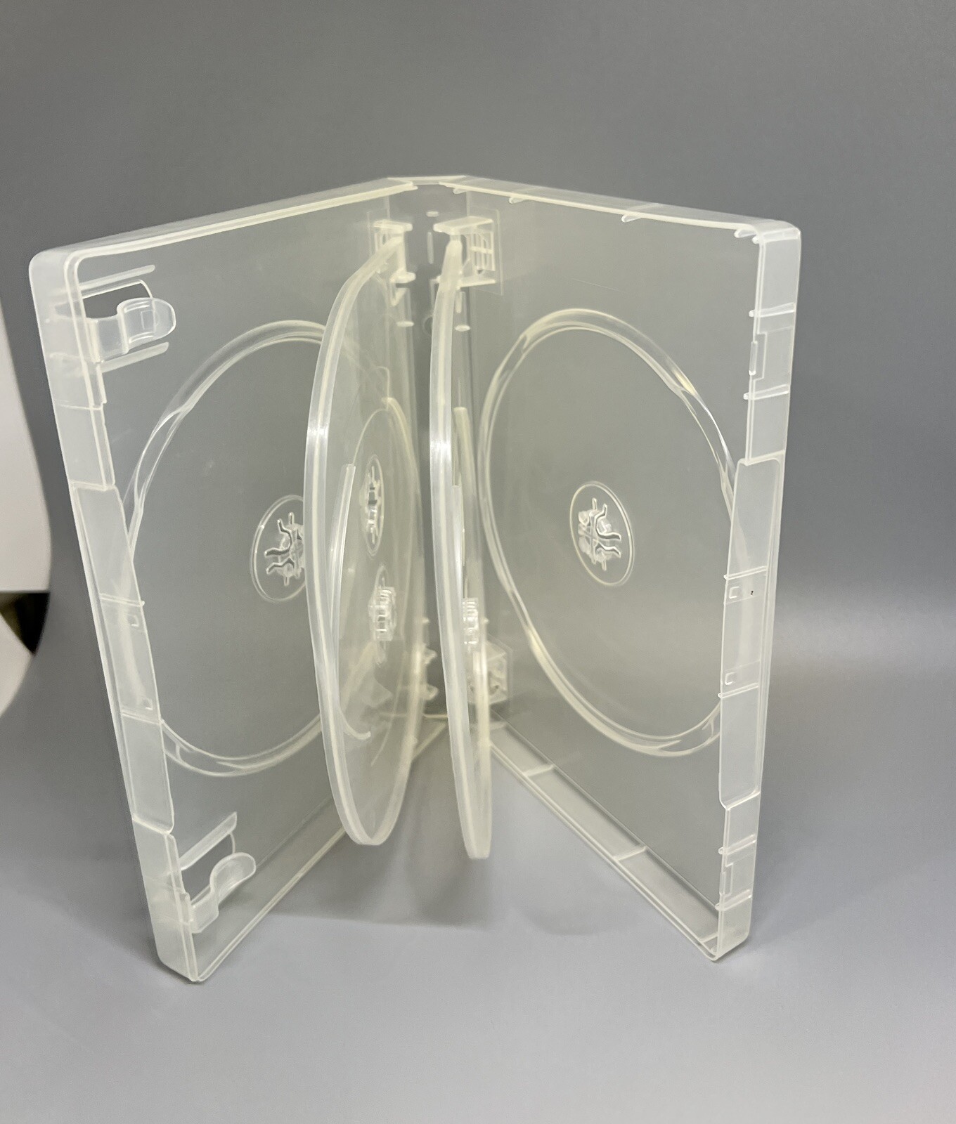 2 PCS TOP QUALITY 27MM MULTI 6 DISC DVD CASE, BOOKLET CLIP, SUPER CLEAR, BQJ6