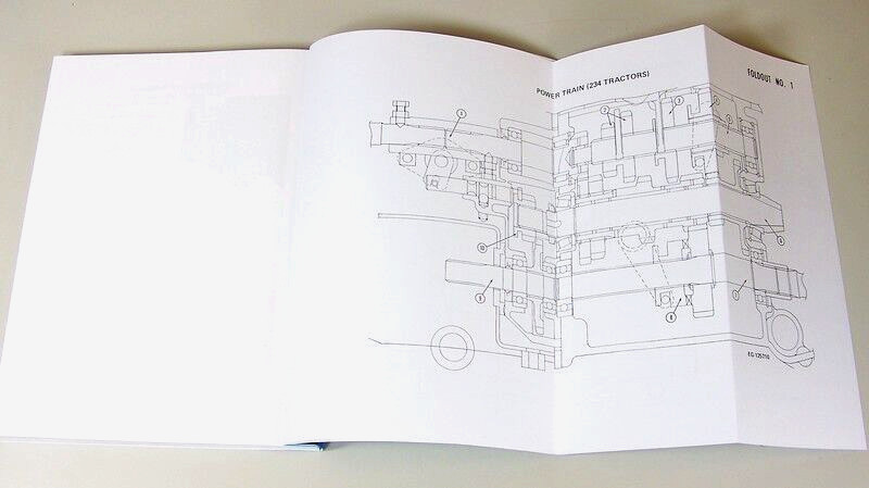 Lot International 234 244 254 Tractor Service Manual Repair Shop Ih Technical