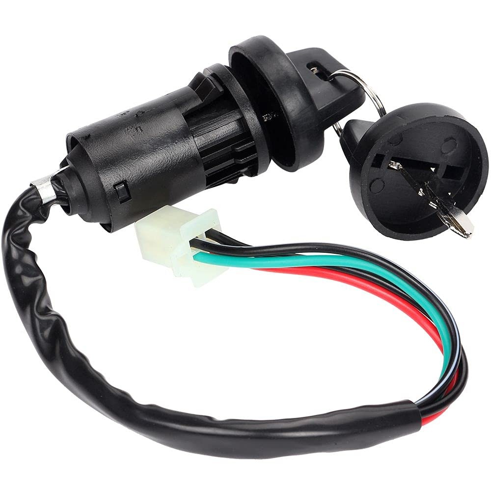 Ignition Key Switch with Cap for 50cc 70cc 90cc 110cc 125cc 150cc 200cc 250cc…