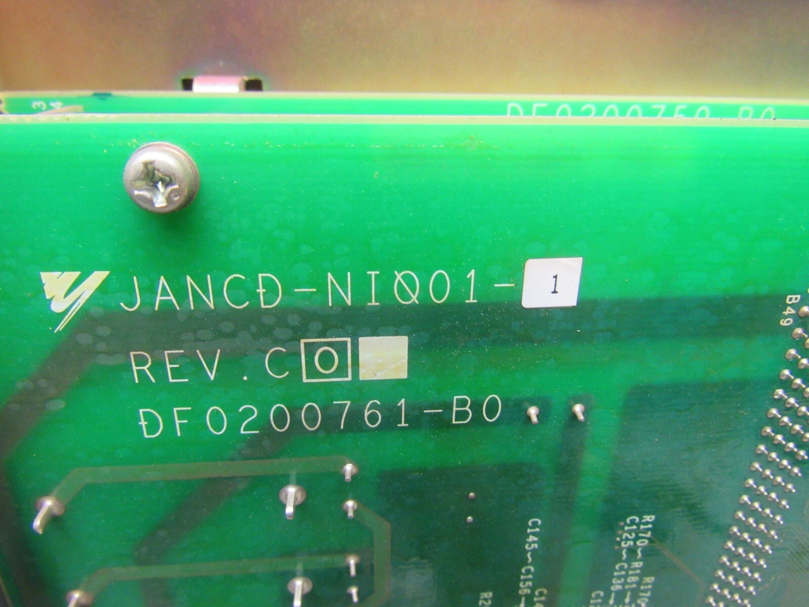 YASKAWA JZNC-NIF01-1 Moto-Man INTERFACE BOARD NICE USED TAKEOUT !!