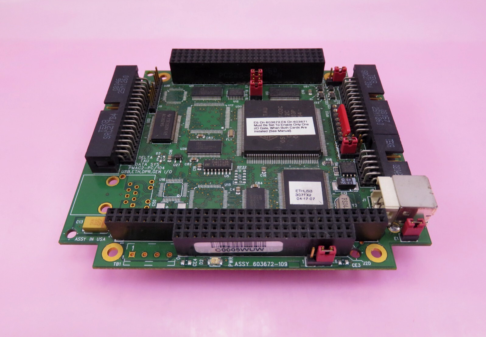 Delta Tau PMAC2-PC/104 ASSY 603672-109 Axis Motion Controller