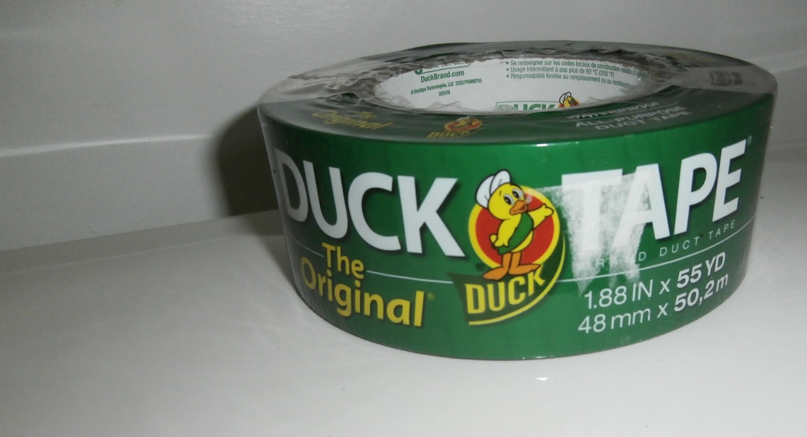 The Original Duck Tape Brand Duct Tape, 1.88 in. x 55 yd., Silver