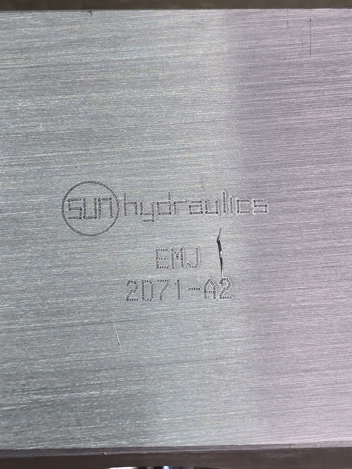 SUN Hydraulics 2071-A2 Hydraulic Manifold Block Aluminum Valve Body