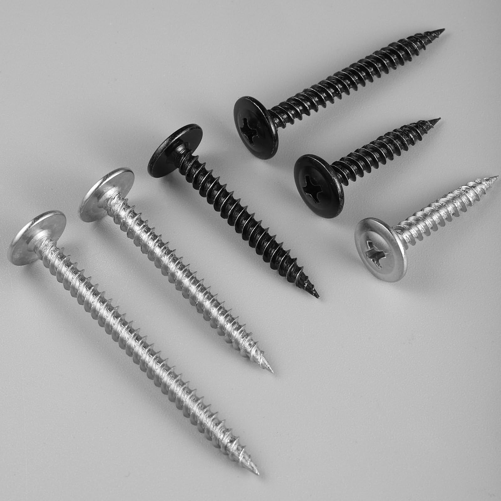BNUOK #8 x 1-1/2 Inch Wood Screws Phillips 8 x 1-1/2″, Silver 0.5lb Box