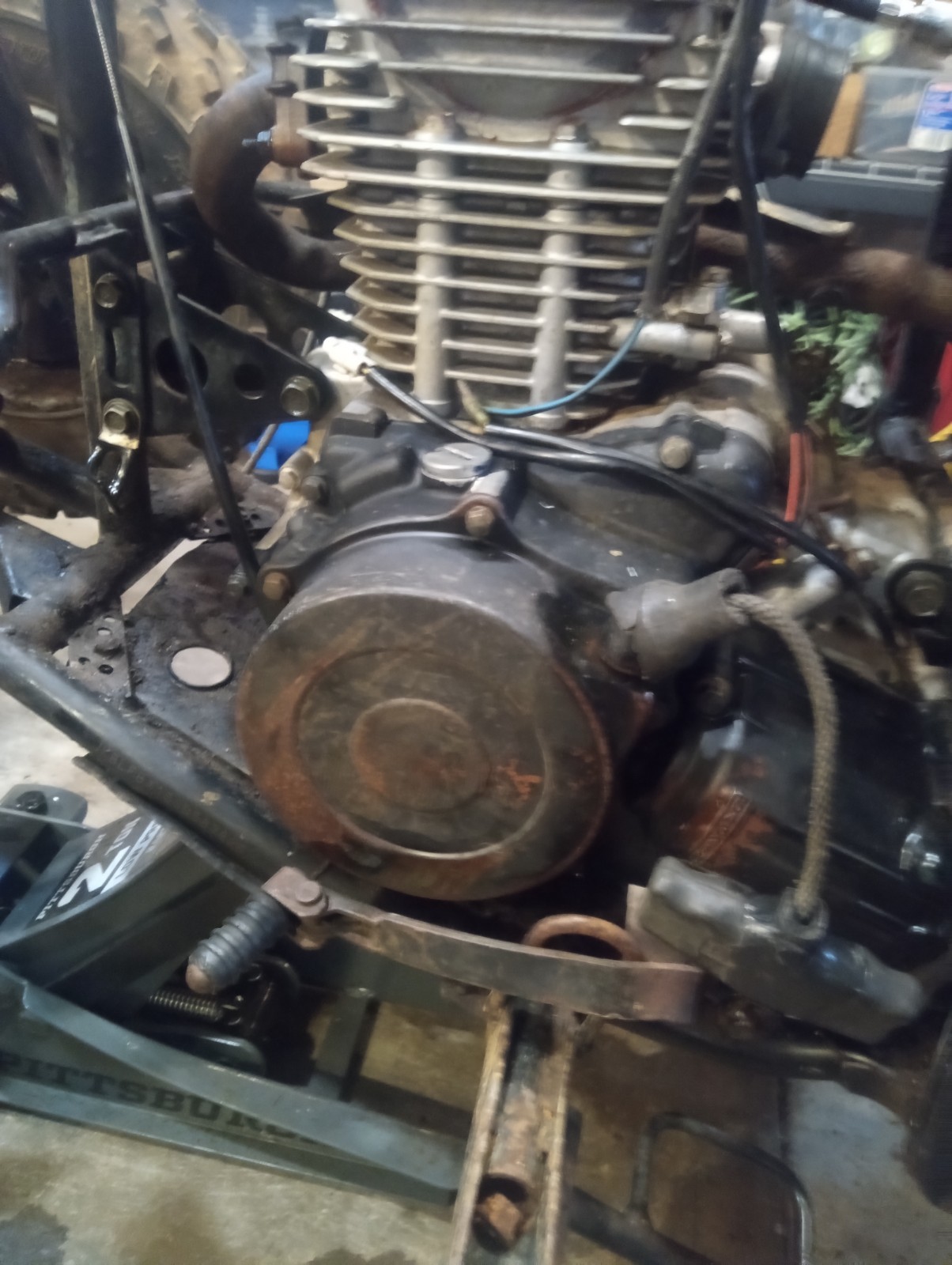 1995 Kawasaki Bayou 220 KLF220A ENGINE MOTOR