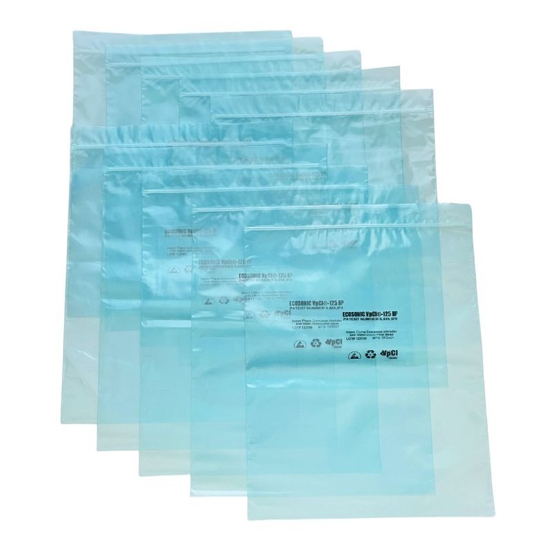 ESD Anti-Static Poly Bags with VCI Anti-Rust Protection (10×12 inches – 3 Mil)