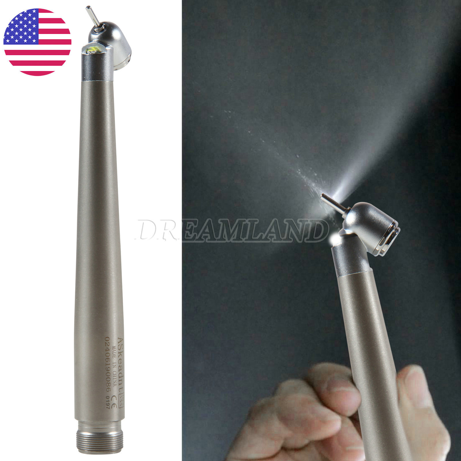 45° Surgical NSK PANA MAX Style Dental Pieza de mano alta velocidad 2Hole Borden