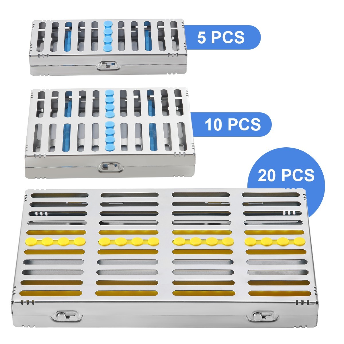 Medical Dental CLASS B Sterilizer Sterilization Pouches Autoclave Bags Tray Rack