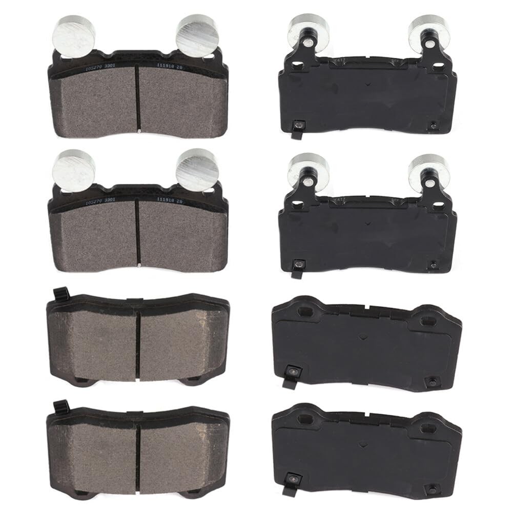 D1474 Front Rear Semi-Metallic Disc Brake Pads Chevrolet Camaro 2010-2015 8PCS