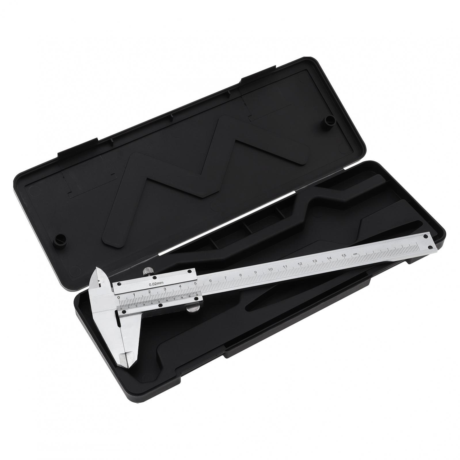 Vernier Caliper,0-150mm Manual Non Digital Calipers, Carbon Steel Micrometer