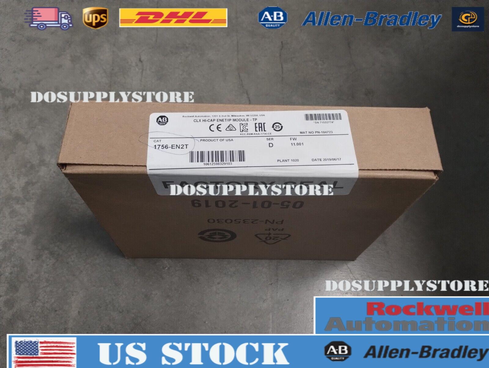 Allen Bradley 1756-EN2T / D ControlLogix EtherNet/IP Module AB 1756EN2T ~AD
