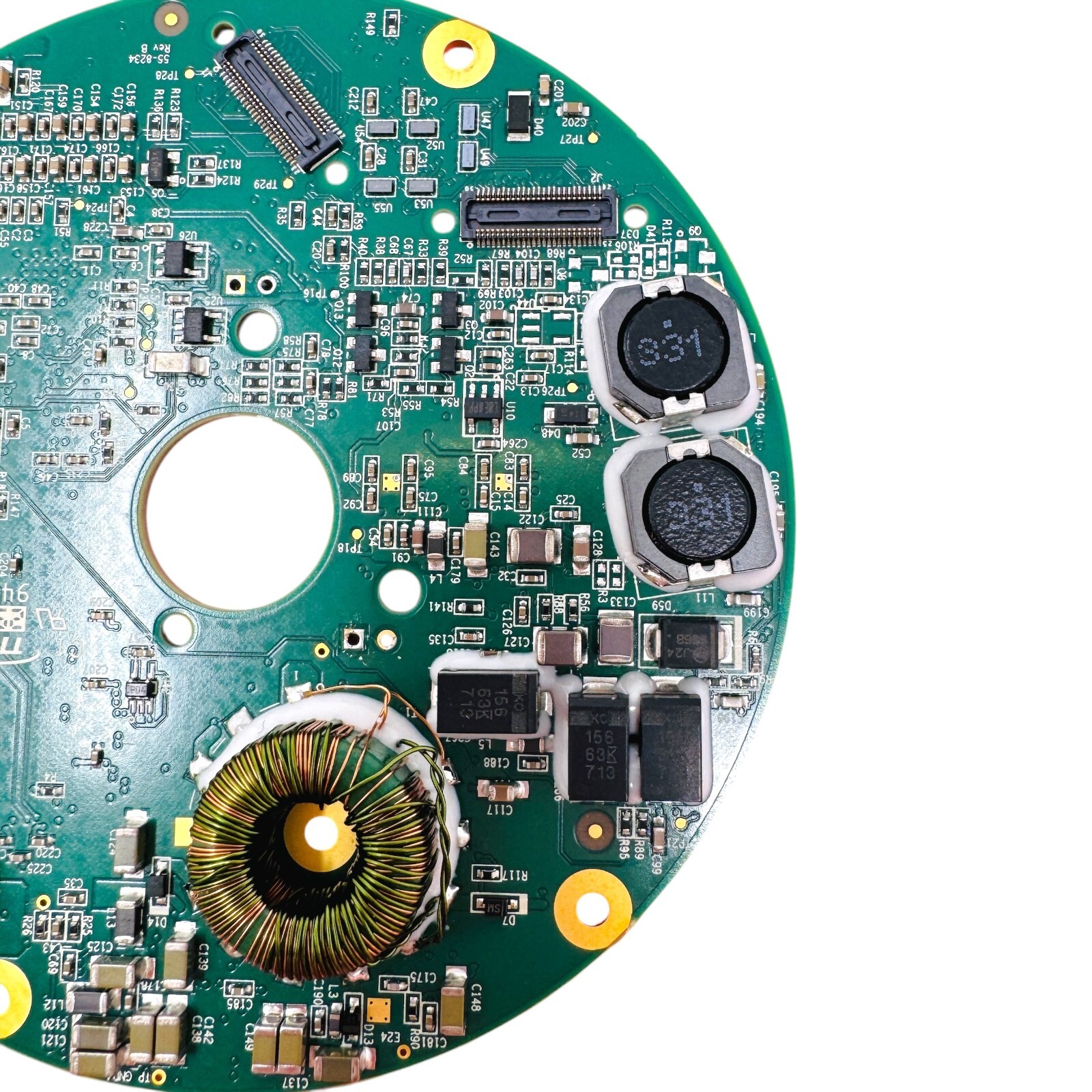 Velodyne VLP-32 VLP-16 Round Shaped Top PCB Circuit Board for LiDAR Sensor