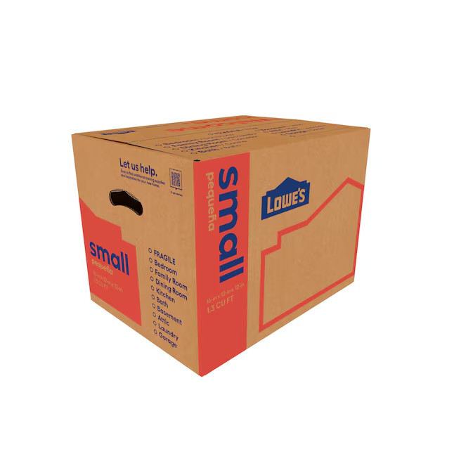 Classic Cardboard Moving Box with Handle Holes Fast shipping and Any Size