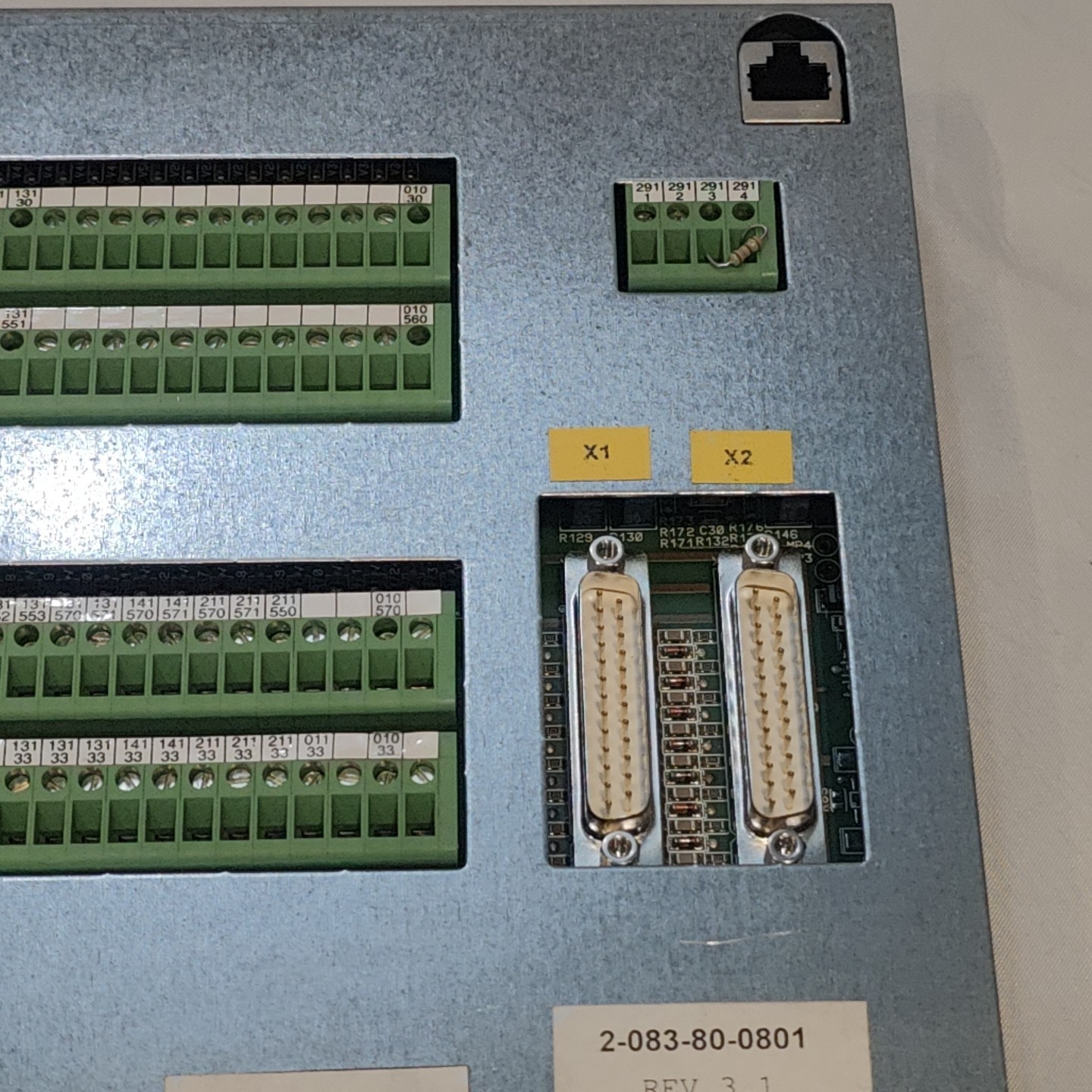 Homag 2-083-80-0801 Rev 3.1 Controller QSI/SIO Version 11.0 Brandt Edge Bander