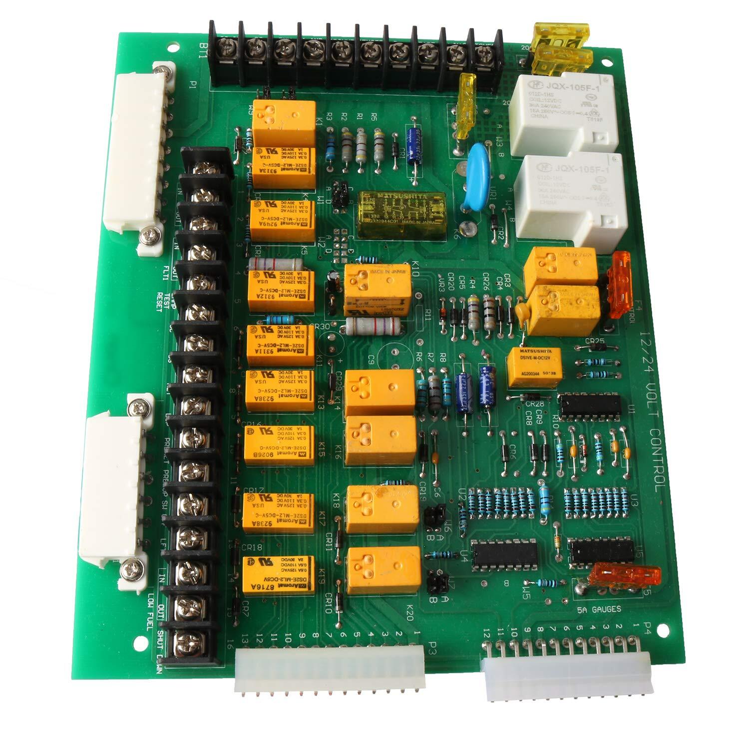 300-4296 300-2811 300-2807 Lights Control Board Replaces Onan Generator 12V