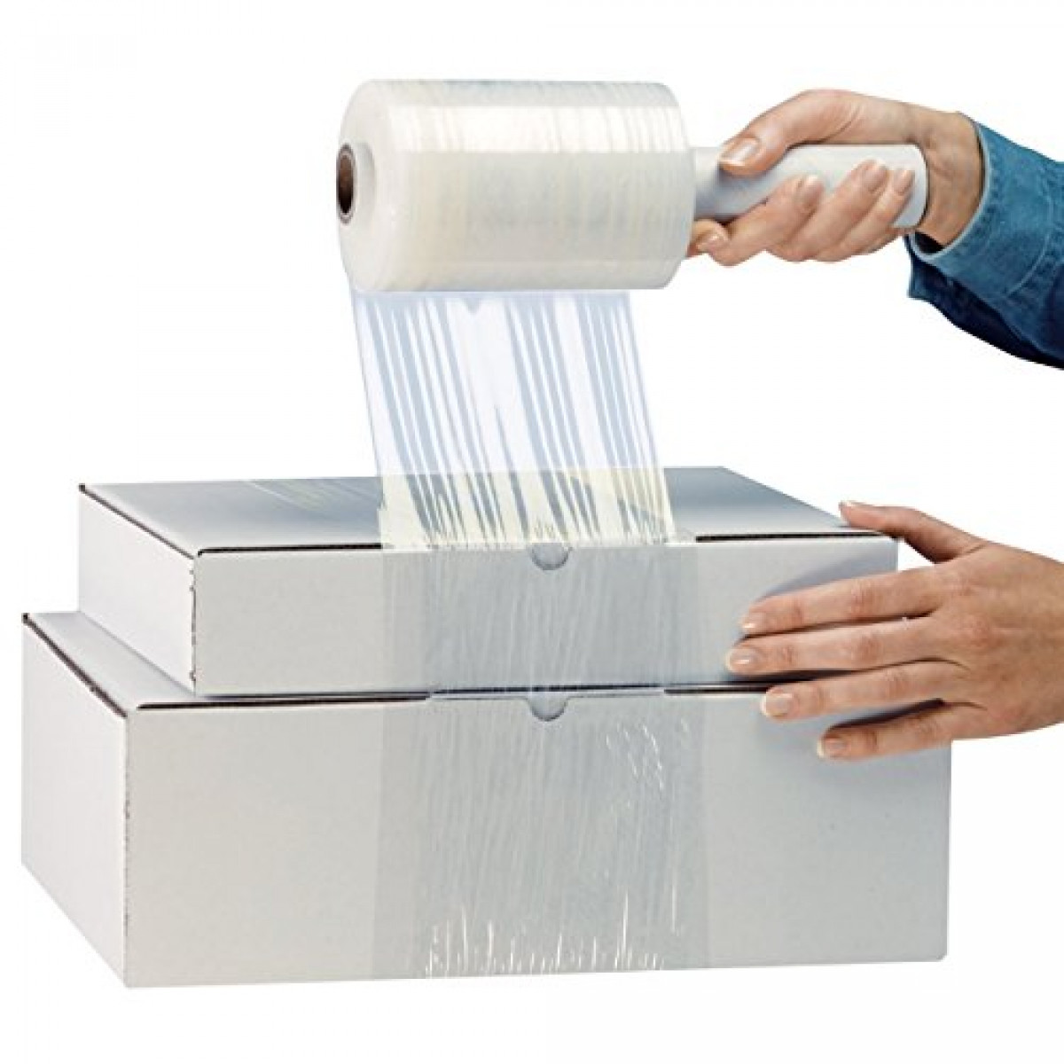 6 Rolls Pack – 5″ inch Mini Stretch Film Wrap 1000 Feet 5 Layers 80 Gauge, Clear