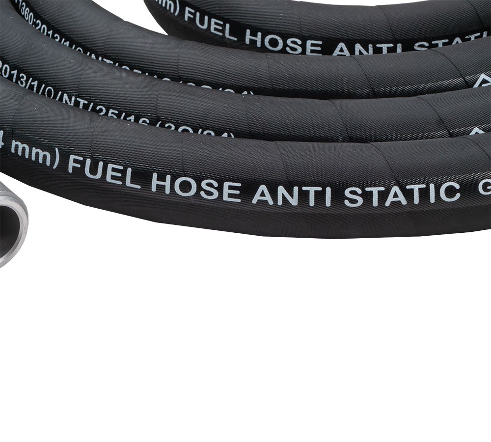 1″Fuel Transfer Hose 20FT for Diesel, Gasoline, Kerosene & Petroleum-Based Fluid