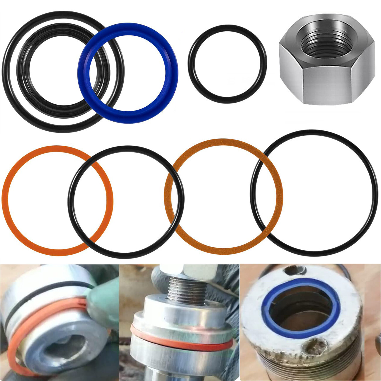 6803329 7137769 Hydraulic Lift Cylinder Seals Kit for Bobcat 444 500 520 751 974