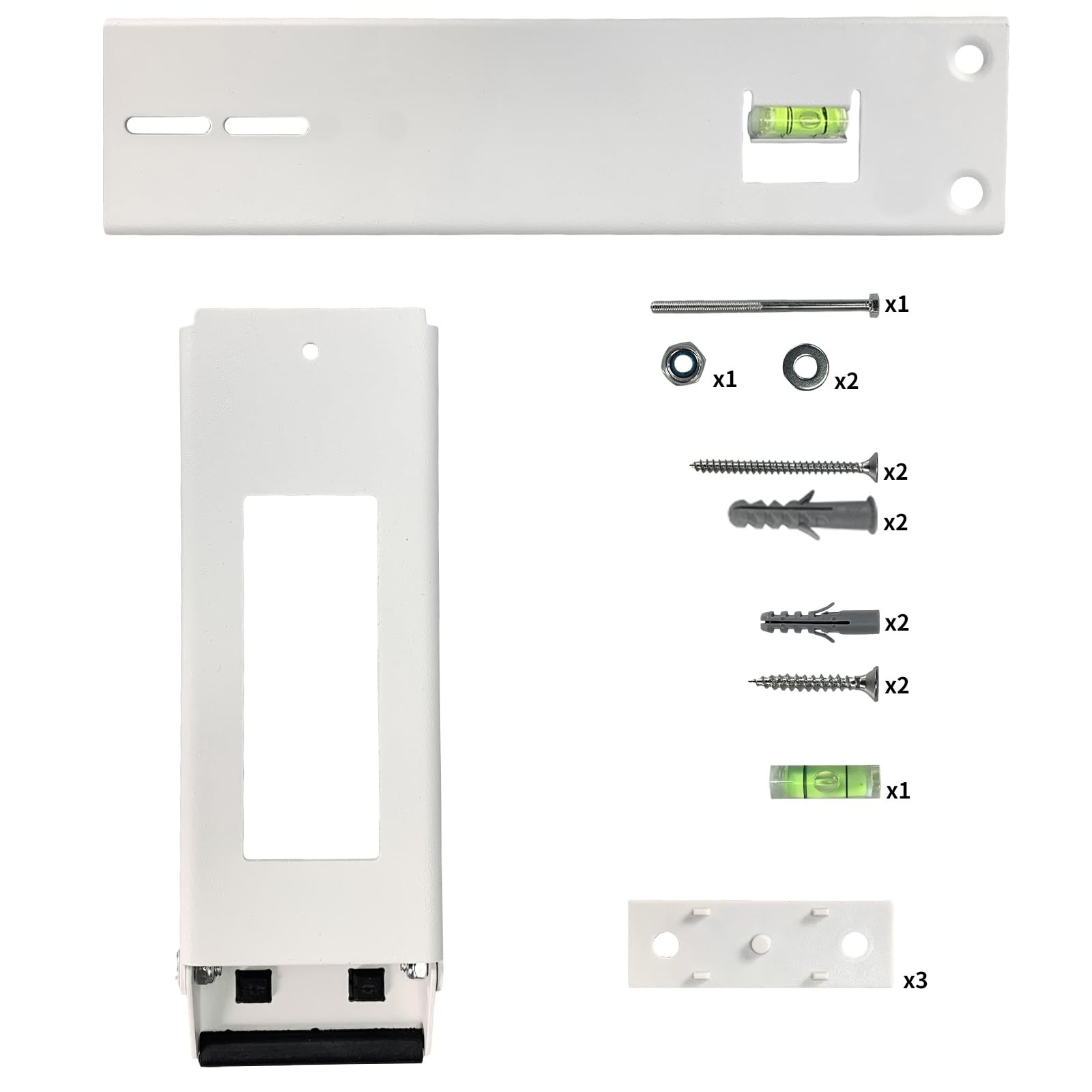 White Universal Window Air Conditioner Bracket Support Mount