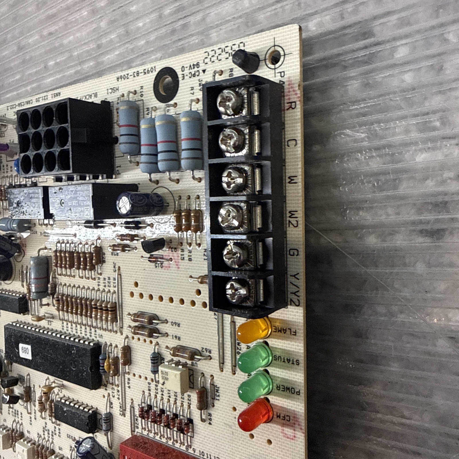 1095-83-206A 62-103189-01 Rheem Furnace Control Board