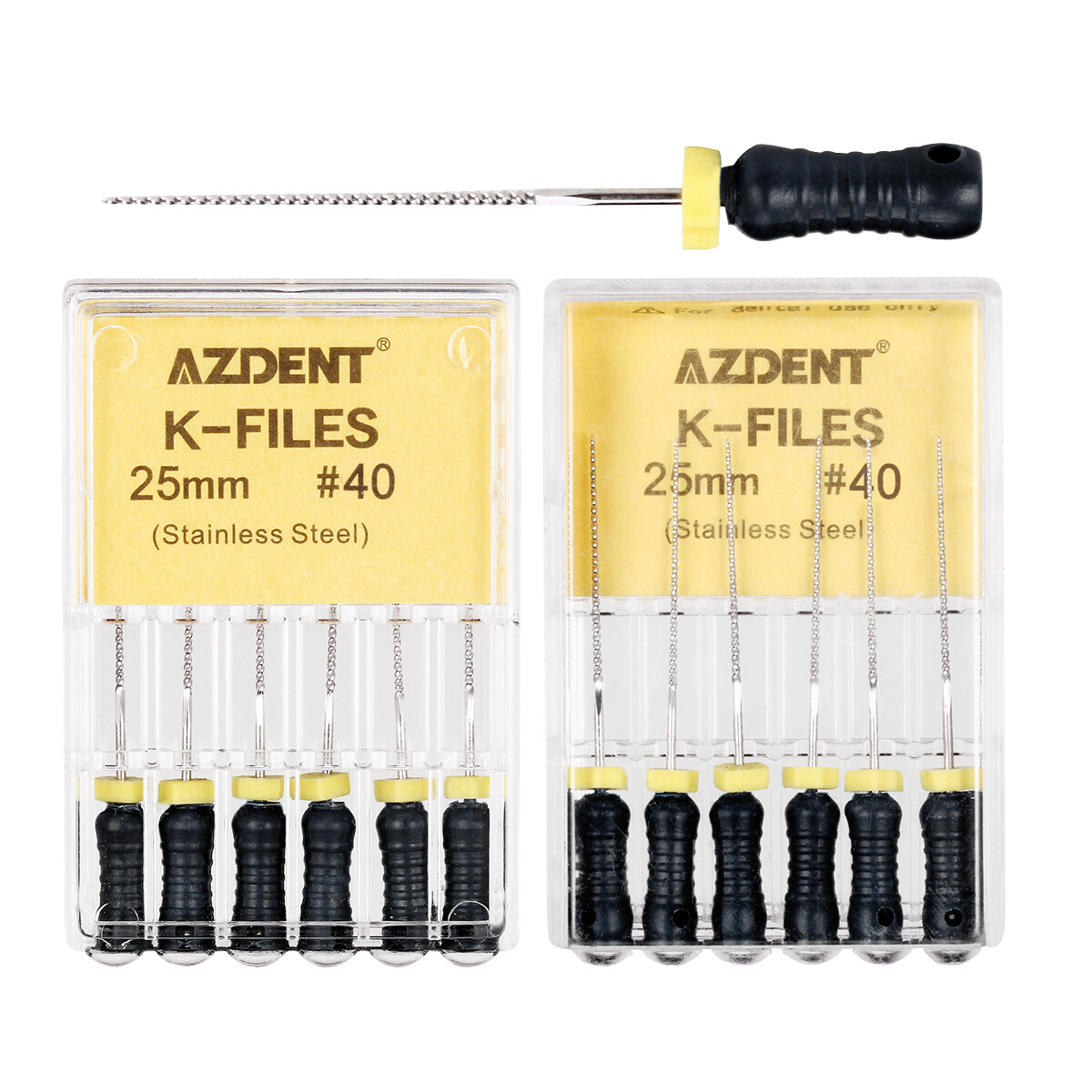 10 Limas K Endo Acero Inoxidable Uso Manual 21mm 25mm Conductos Radiculares