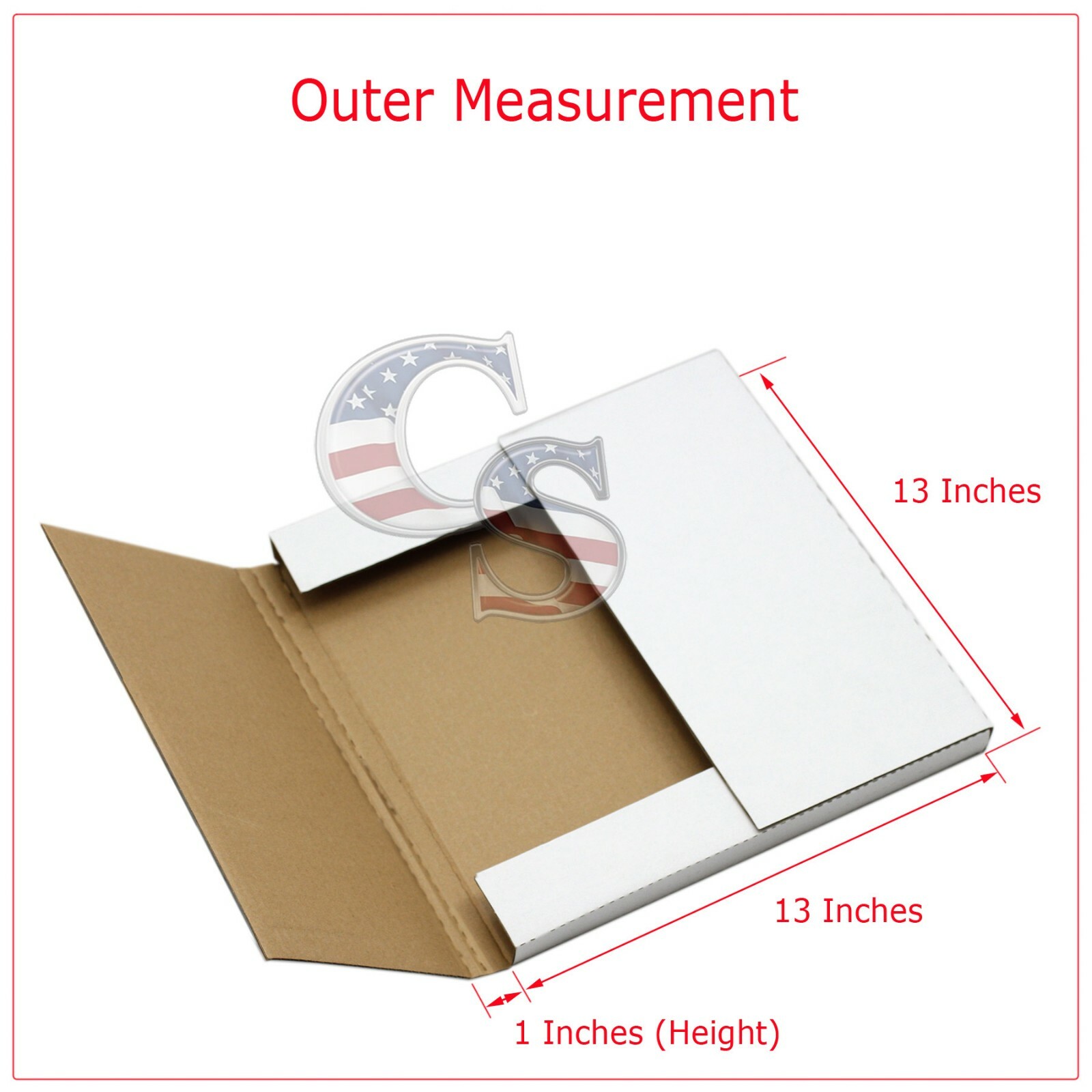 100 LP Premium Record Album Mailers Book Box Variable Depth Laser Disc Mailers