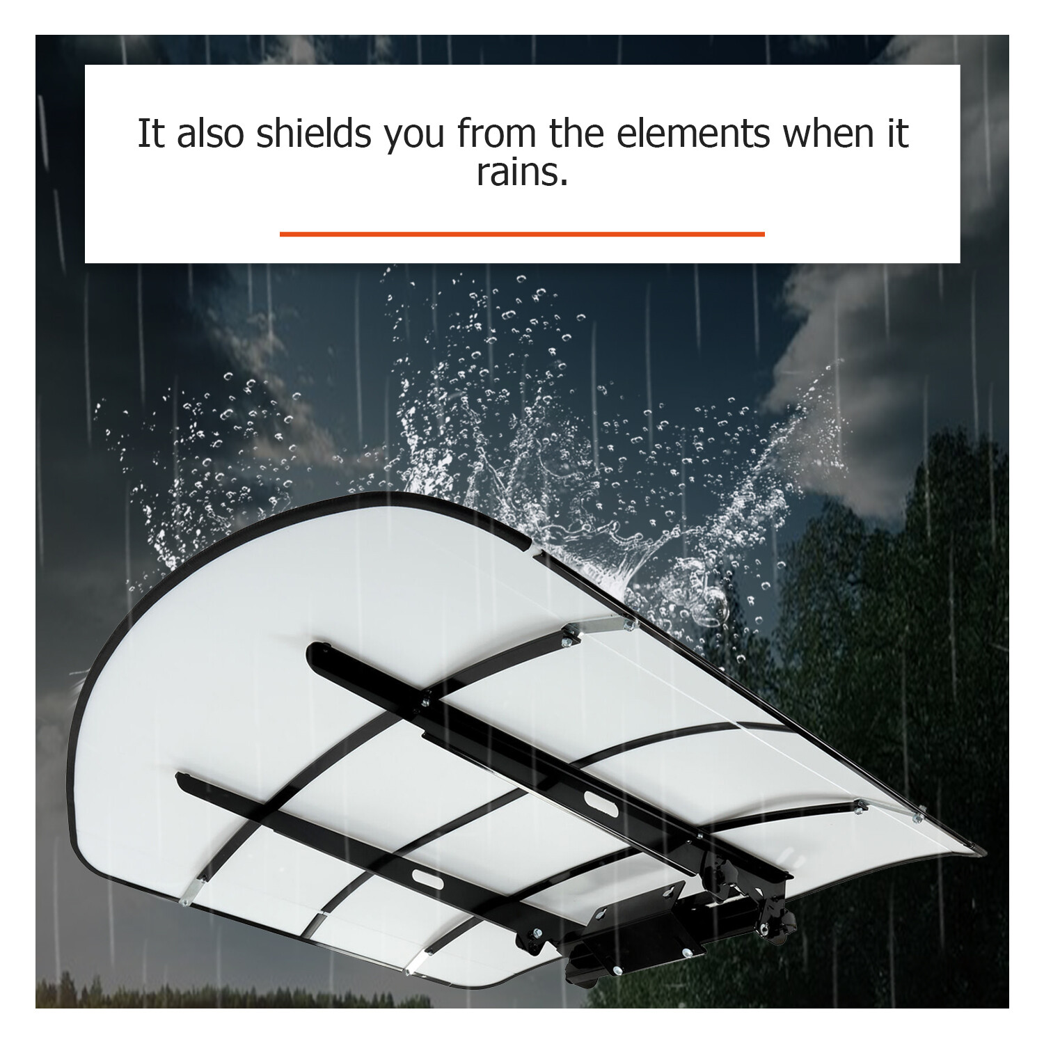 Tuff Top Tractor & Mower Canopy 48″ X 52″ For 2″ x 2″ or 2″ x 3″ ROPS -White