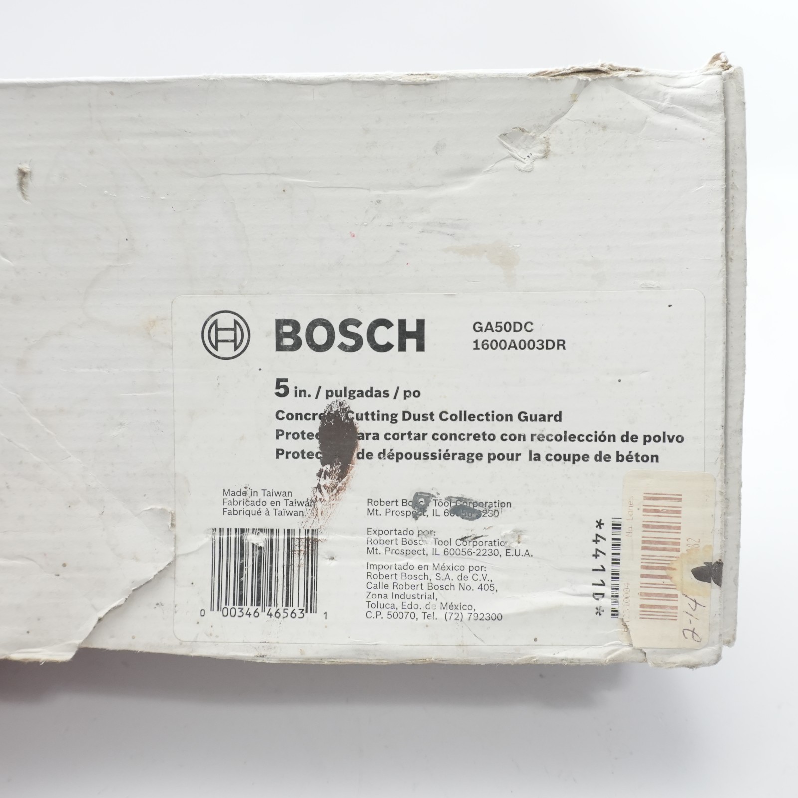 BOSCH 4-1/2 In. to 5 In. Small Angle Grinder Dust Collection Attachment GA50DC