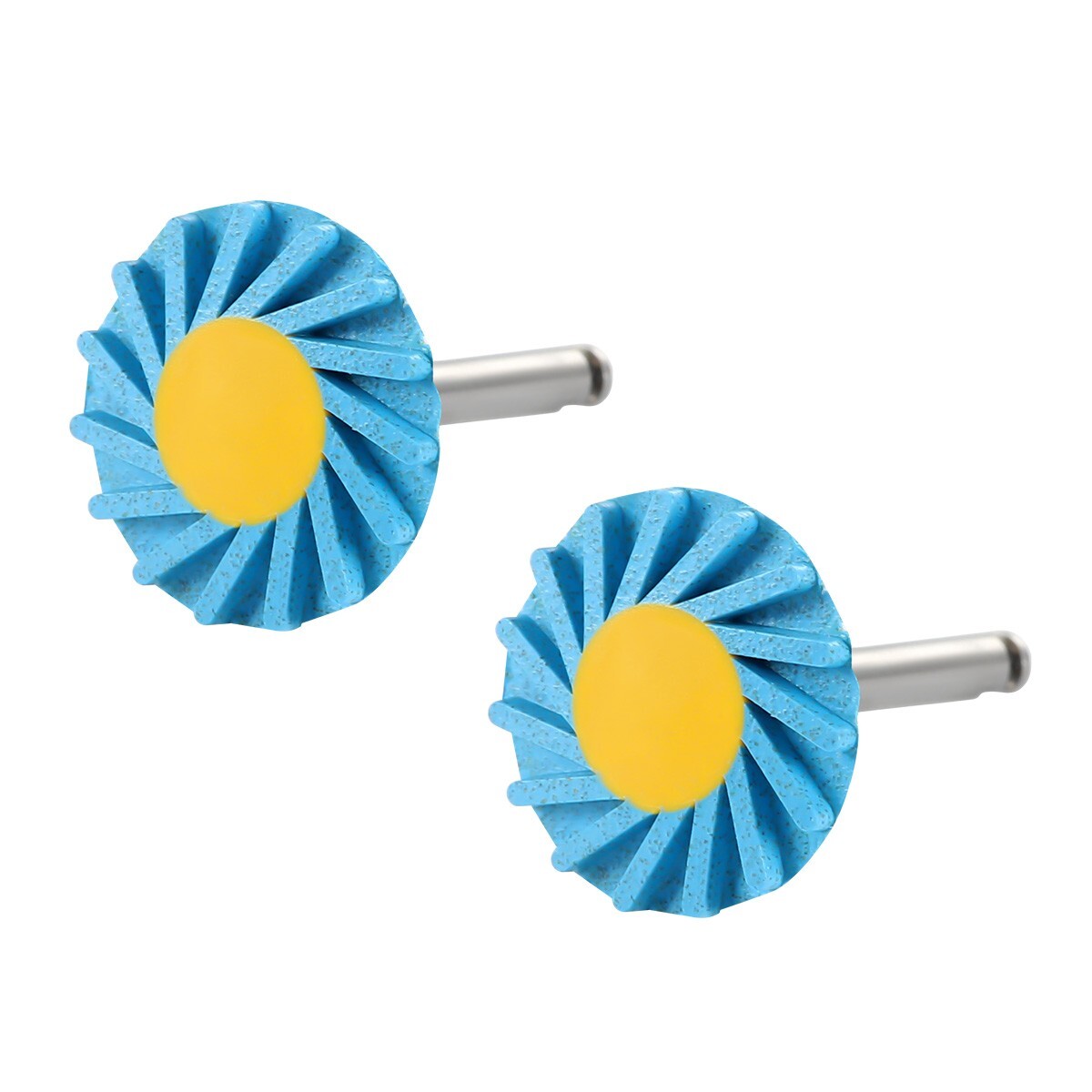 AZDENT Dental Zirconia Grinding Polishing Wheel Kit For RA 2.35mm Rubber Diamond