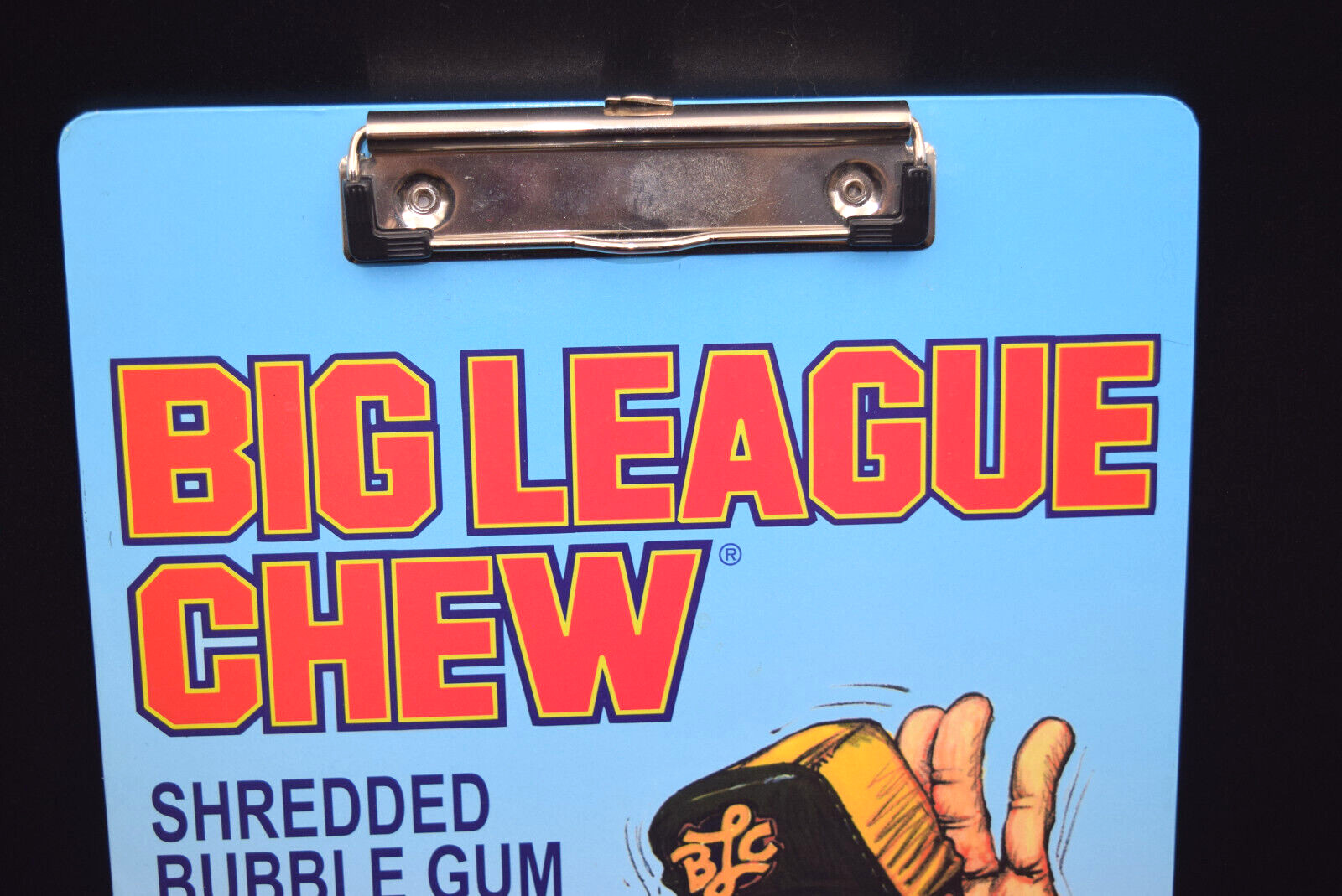 Big League Chew Clipboard 2012 Shredded Bubble Gum Wicked Cow iscream shop