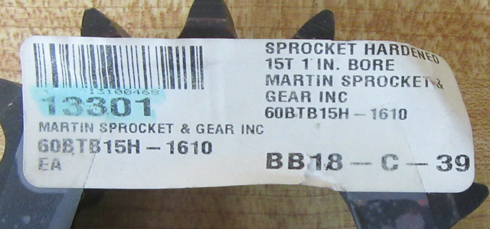 Martin 60BTB15H-1610 Sprocket 60BTB15H1610