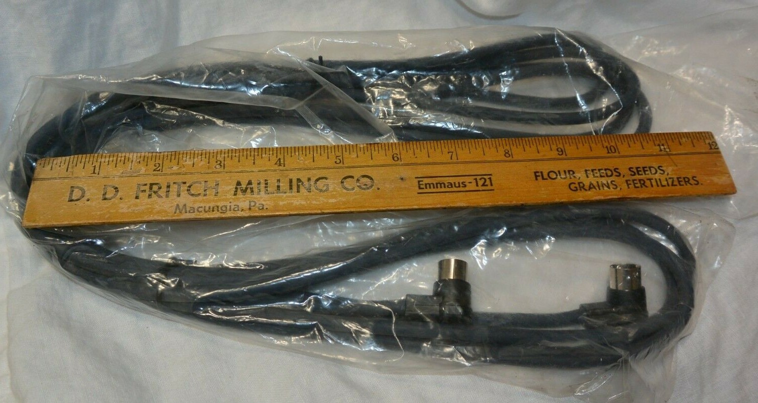 2 -13 PIN Bent Locking Male Connectors15FT 5M Cable SDN Small Diameter Neoprene