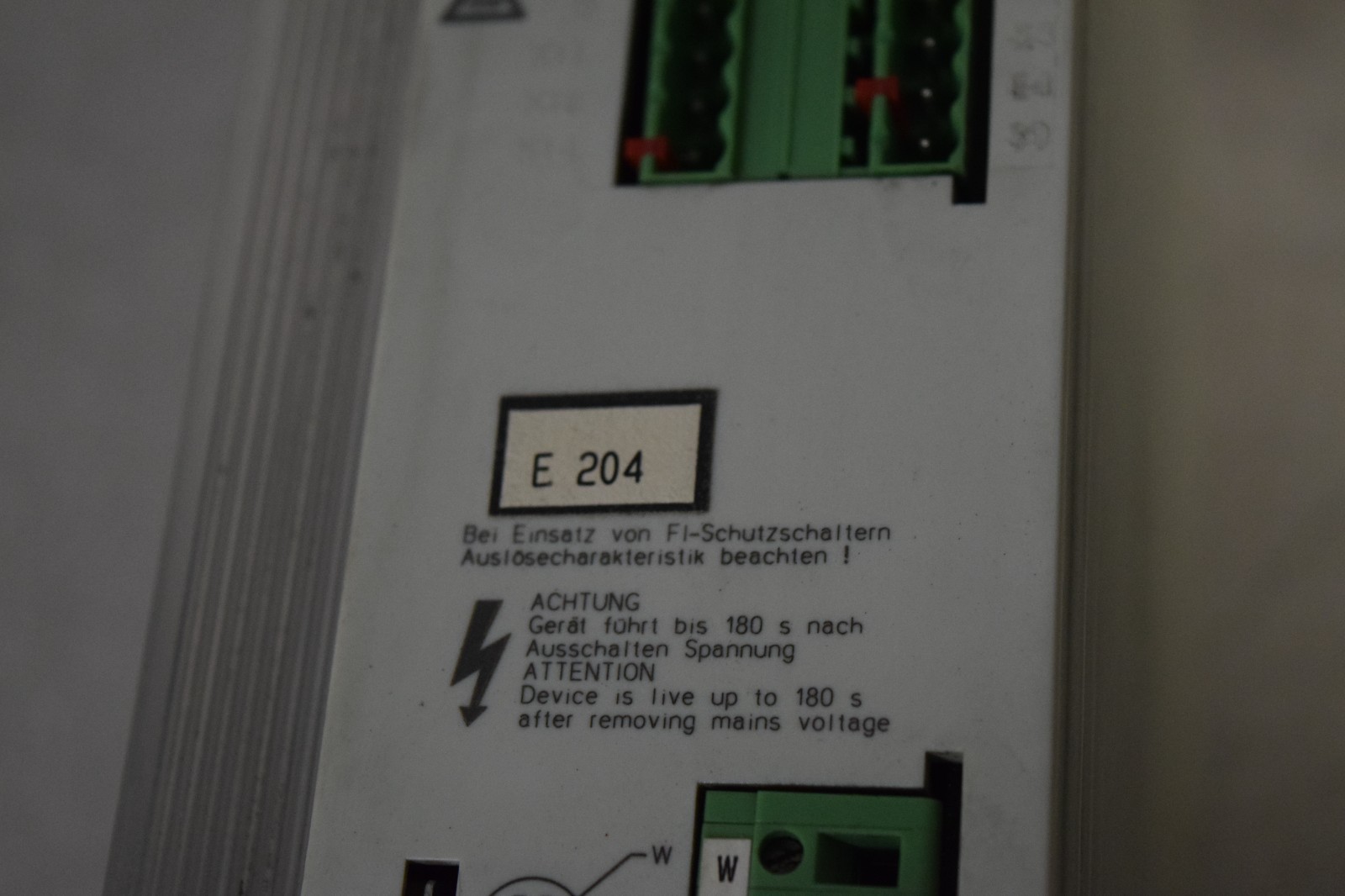 Lenze E204 E201.1 Drive