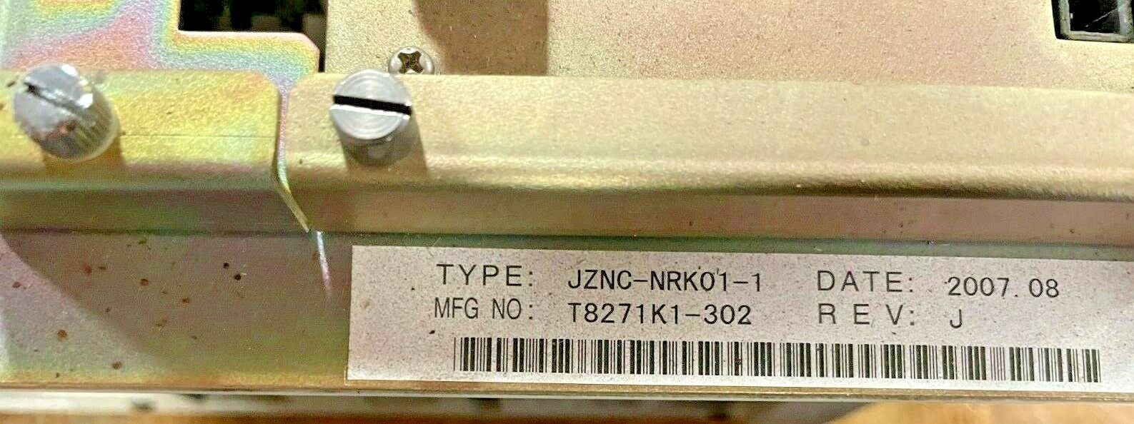 Yaskawa JZNC-NRK01-1 Rack with CPS-420F SGDR-AXA01A JZNC-NIF01B-1 Modules