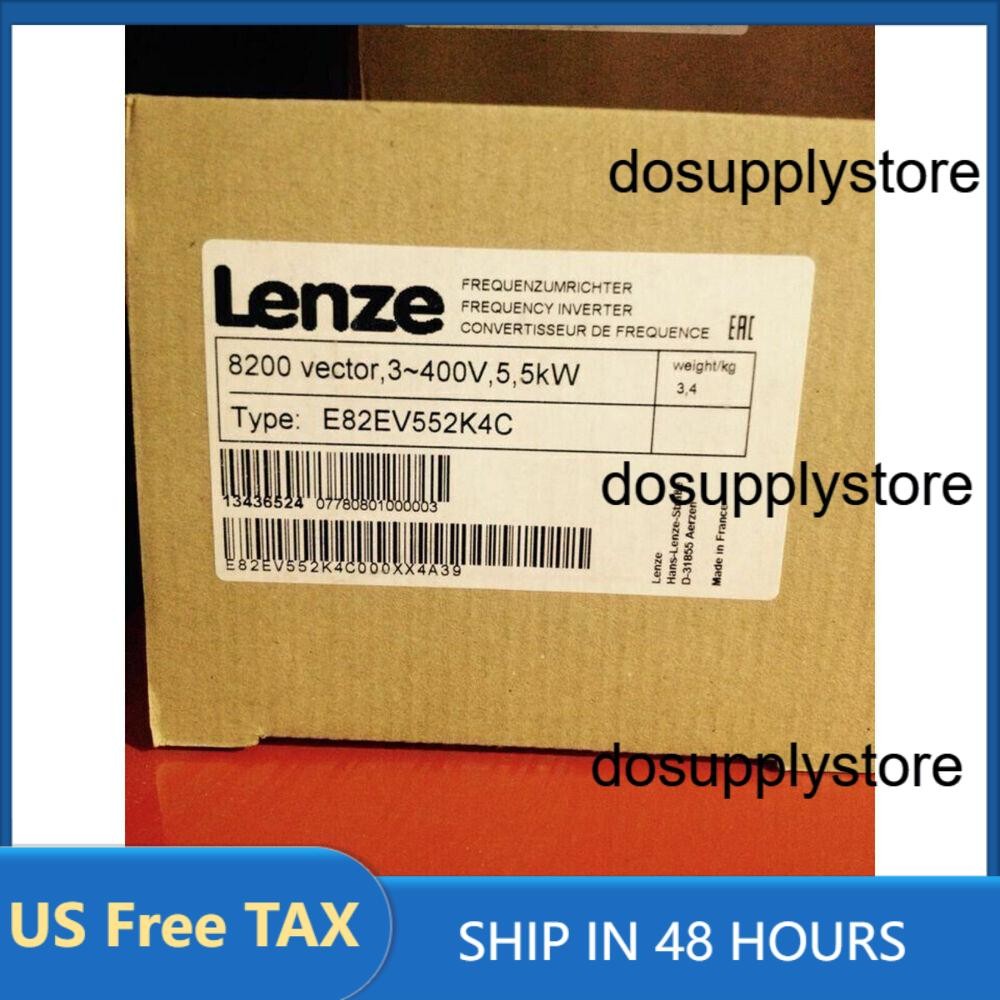US Free TAX Fast ship Lenze INVERTER E82EV552K4C040 E82EV552-4C040 new