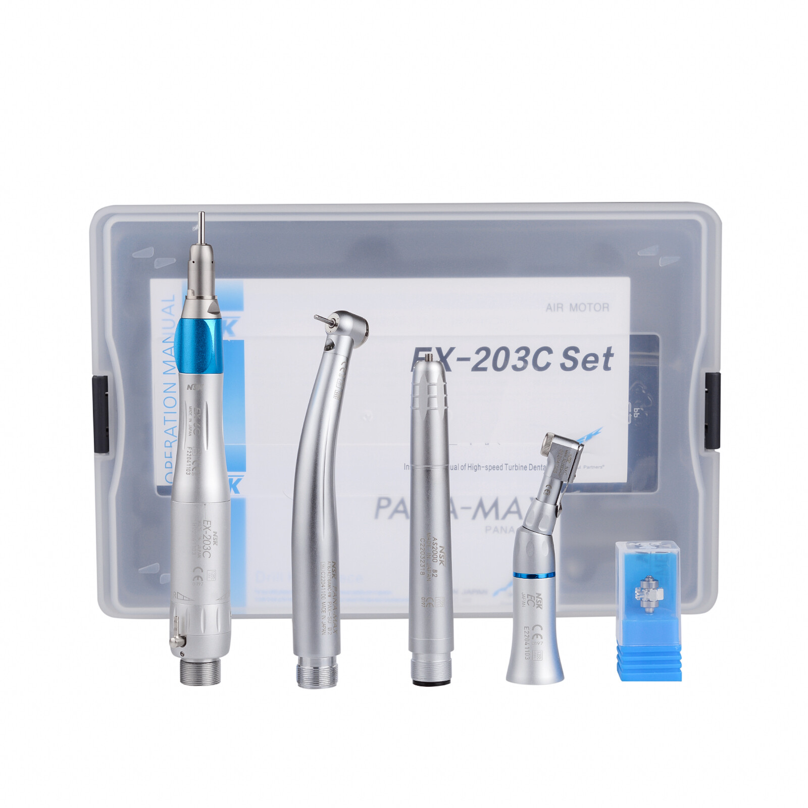 Dental NSK Type High Low Speed Handpiece Kits Push Button with Air Scaler 2H/4H