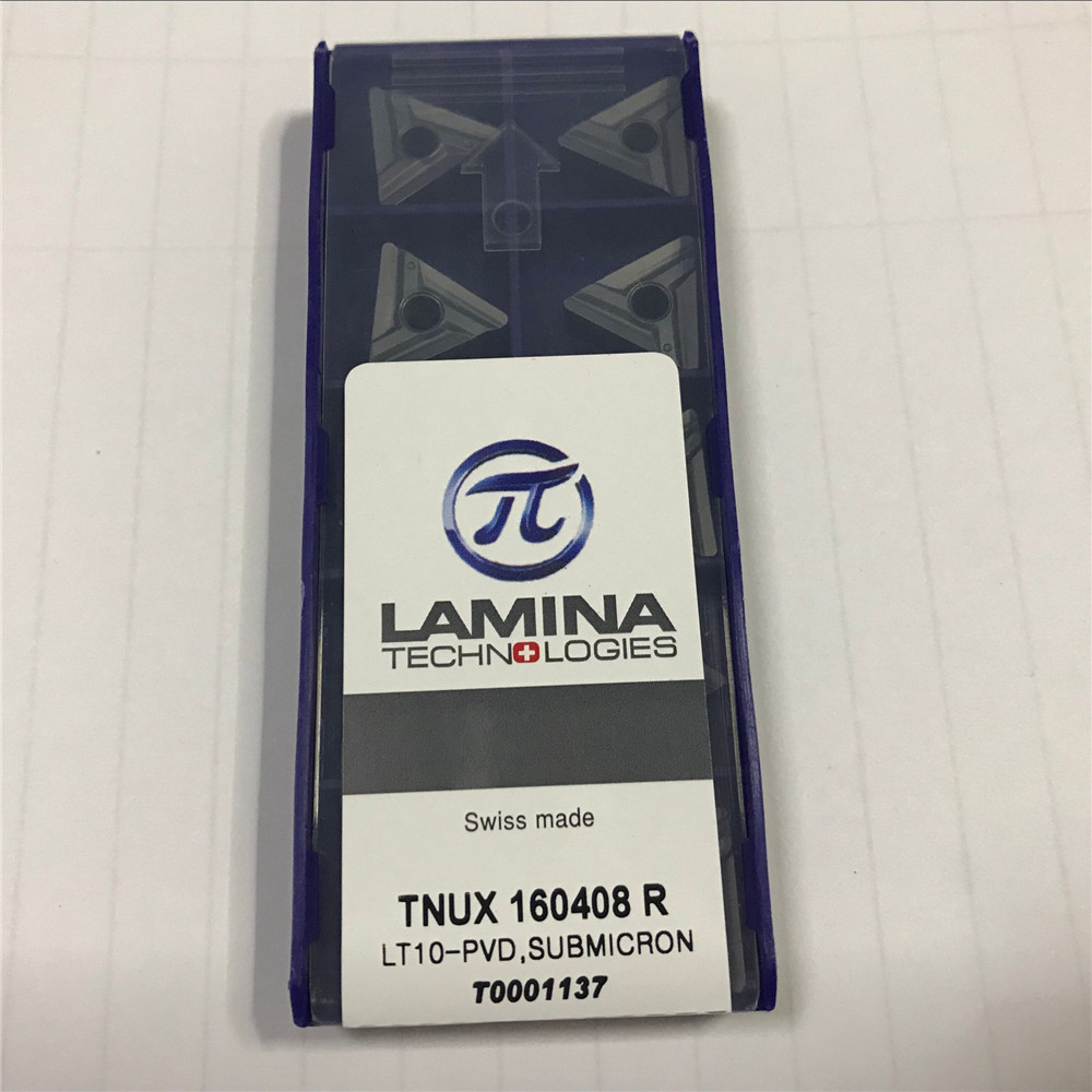 10pcs (1pack) LAMINA TNUX 160408 R Carbide Inserts for Steel