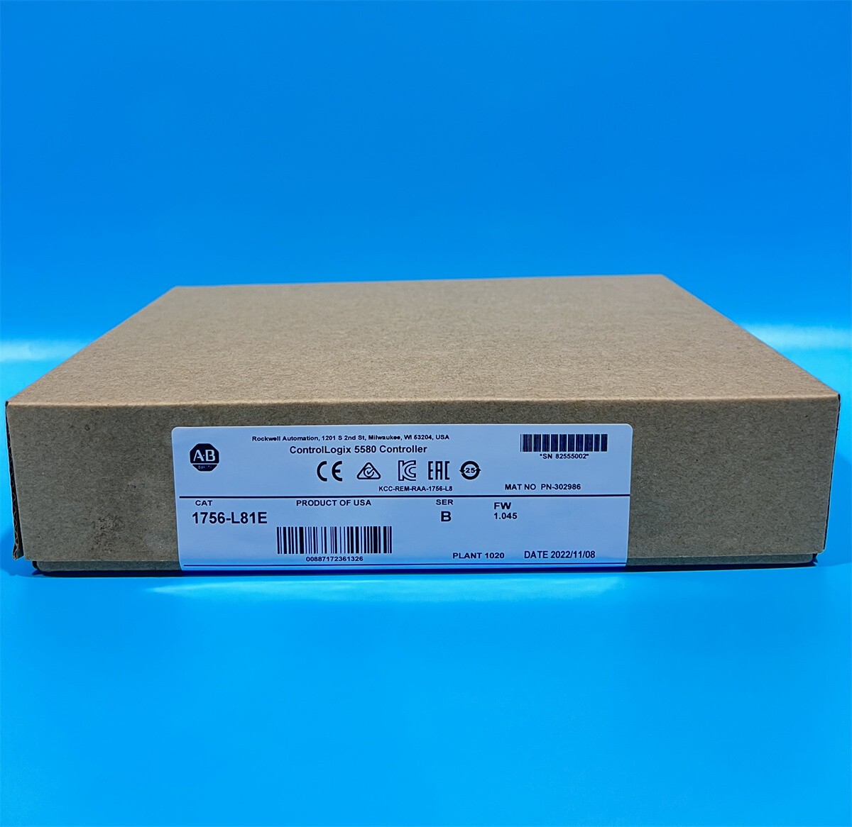 1756-L81E /B ControlLogix Logix5580 Processor 3MB New Sealed