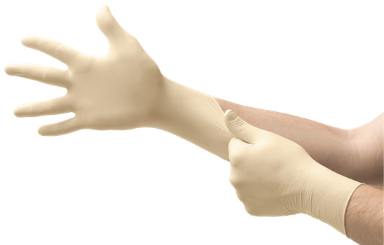 MICROFLEX DIAMOND GRIP POWDER FREE LATEX EXAM GLOVES (Box of 100)