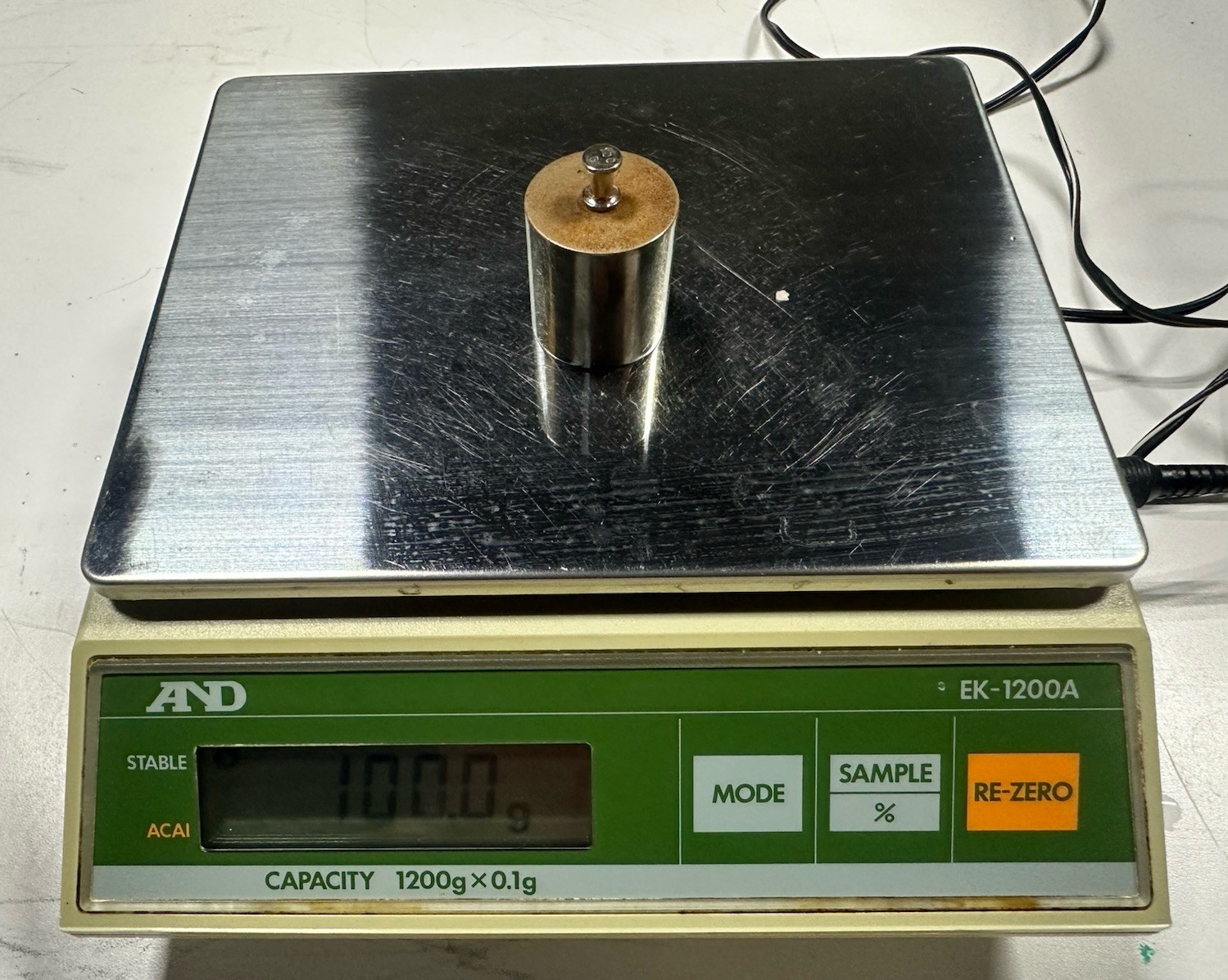 A&D AND EK-1200A Digital Precision Scale Balance 1200g x 0.1g Tested Working