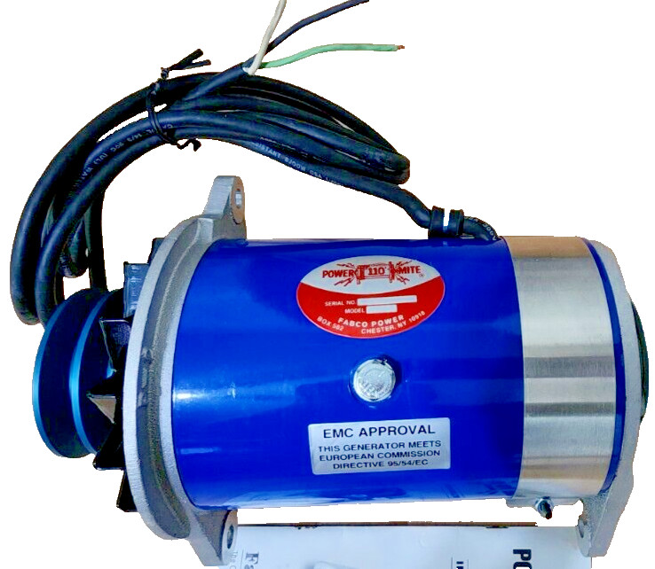 Fabco Power Mite PM-110 Belt Driven Generator 3600W, 120V 50Hz, RPM: 3000