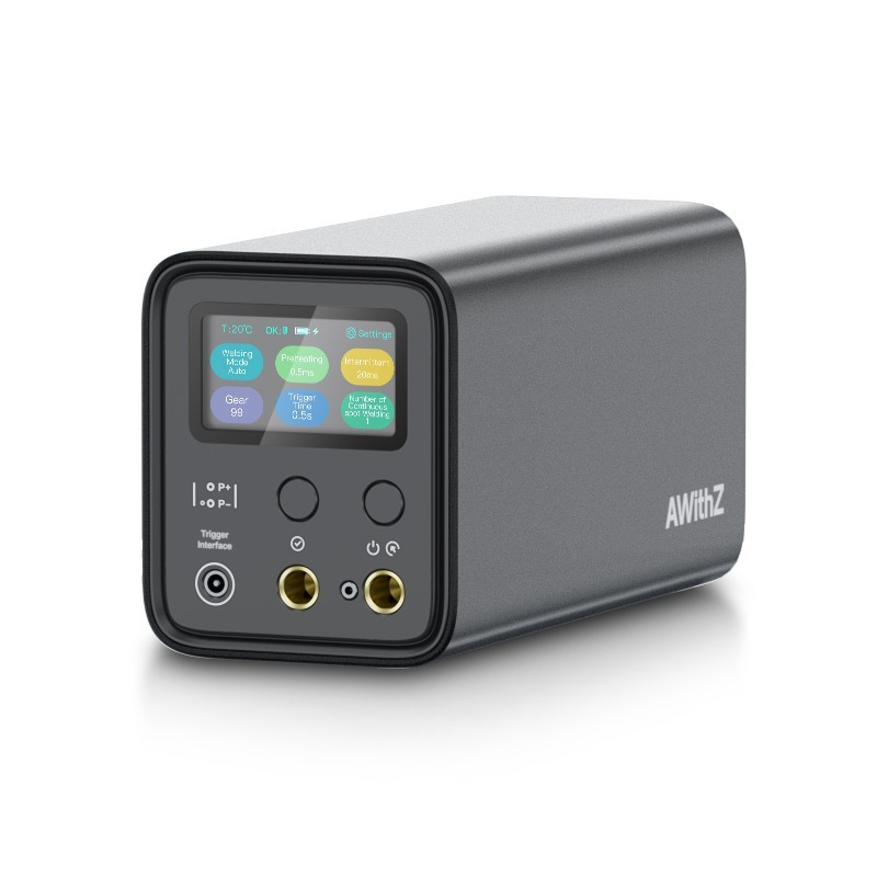 AWithZ UF20B Professional Spot Welder 10.5KW 99 Gears Auto/Manual/Foot for 18650