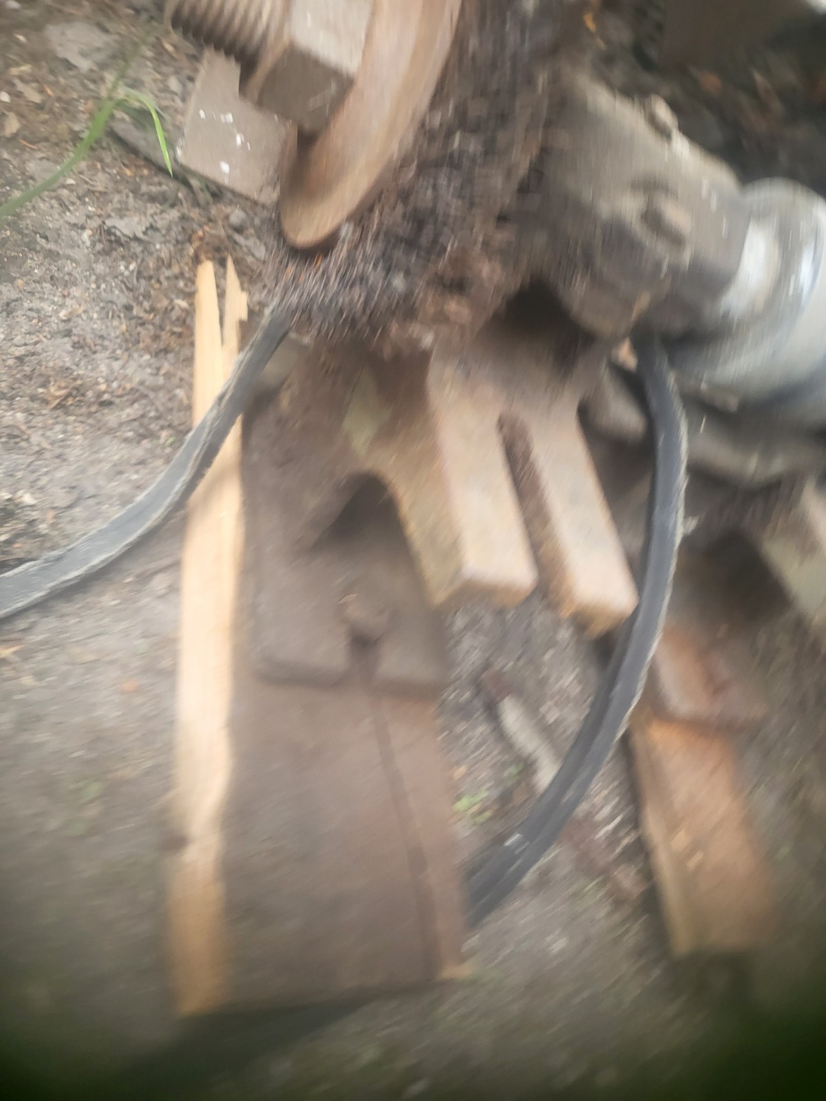 Vintage Heavy Duty Belt Driven Table Grinder