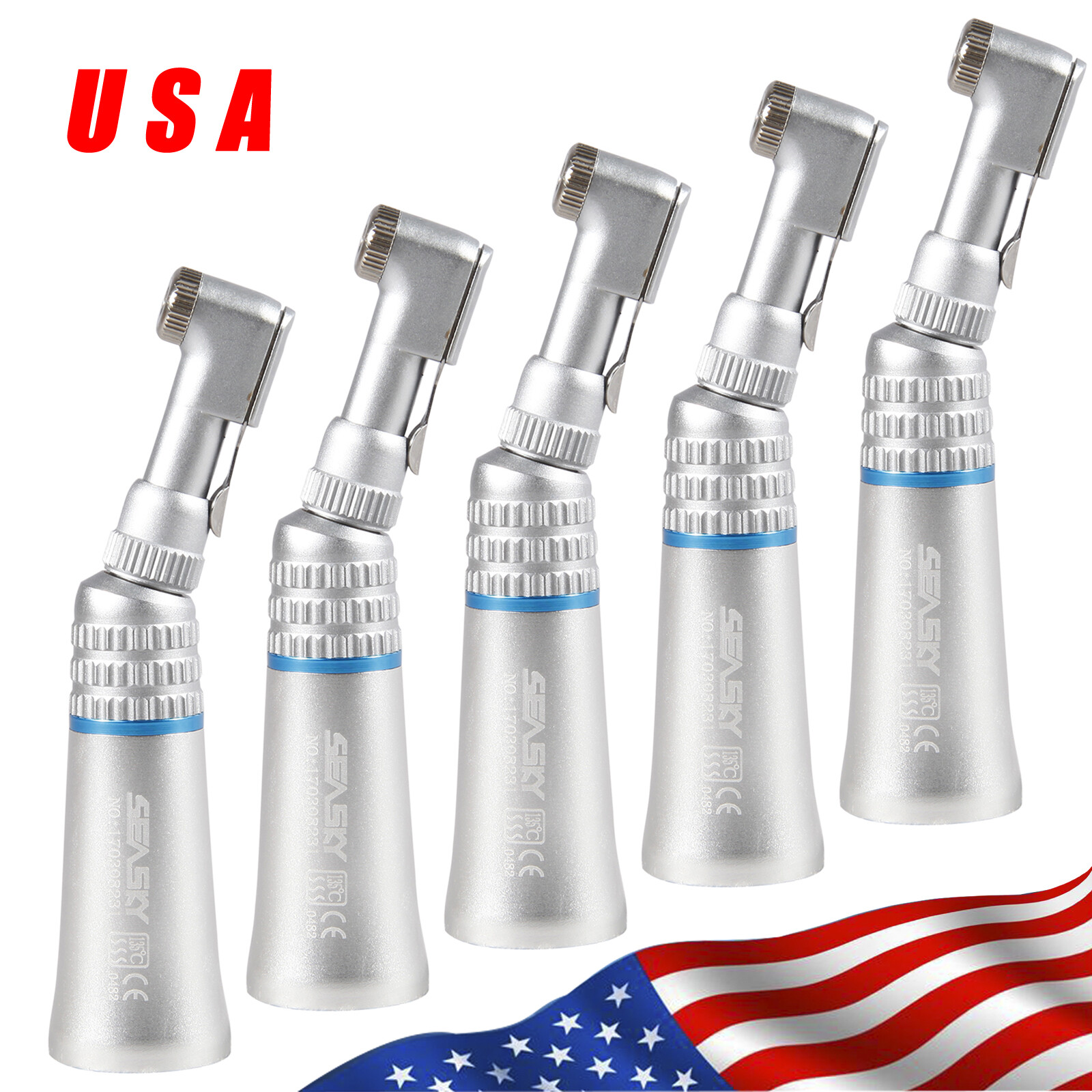 NSK PANA MAX Style Dental LED High Speed Handpiece Push Button 4 Hole Clean Head
