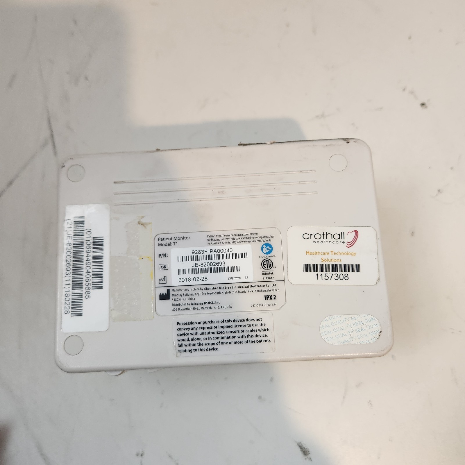 Mindray T1 Patient Monitor