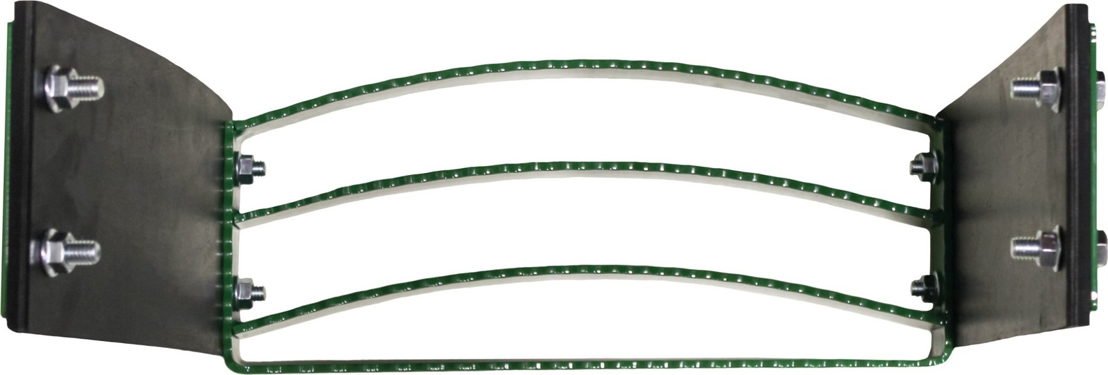 KM Universal Bolt-On Flex Step – Green flexible step for tractors