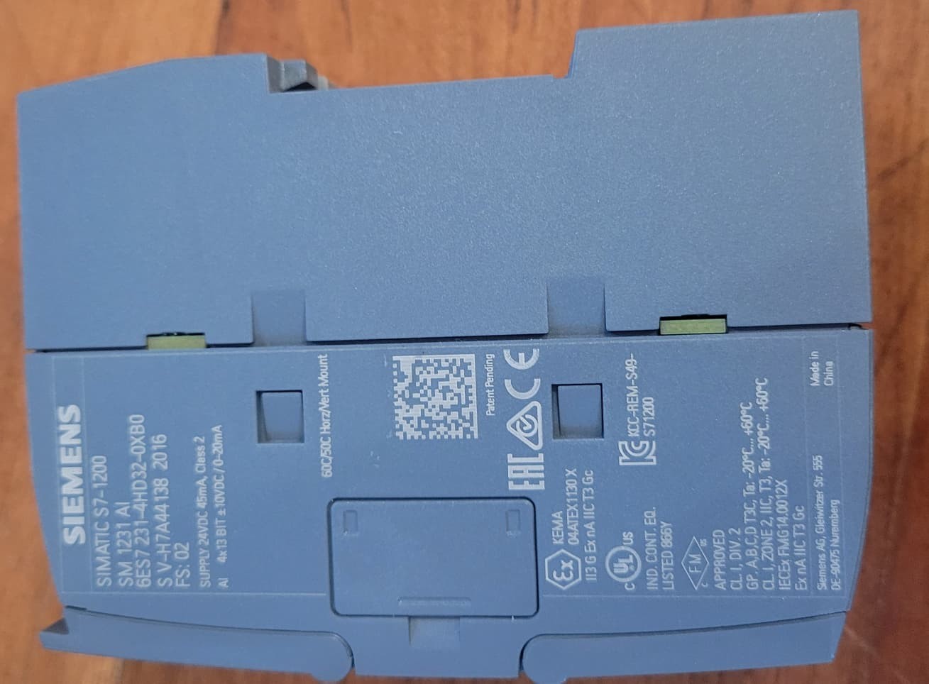 Siemens S7-1200 SM1231 4AI Analog Input Module PLC TESTED