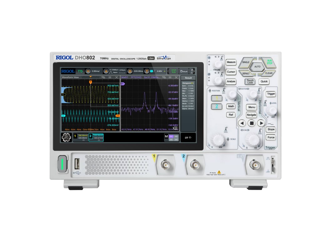 Rigol DHO802 – Digital Oscilloscope (2 Channels / 70MHz)